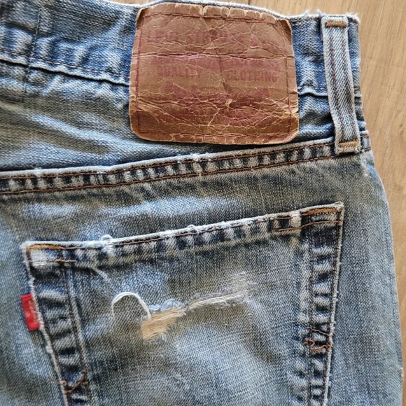 Levi's 527 Low Bootcut 33x32 Worn Western Rocker